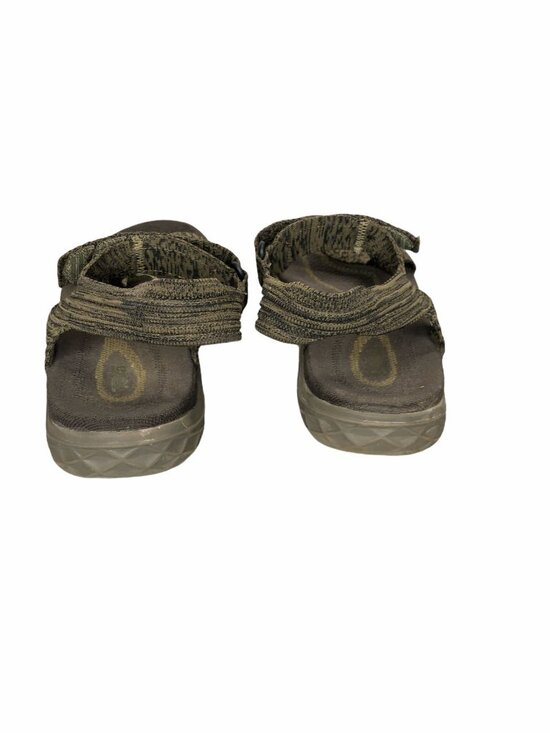 Teva Terra Floaters Mens Sandals 12 Knit Green Black 1091592 Flats Slip on main image 7